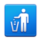 Litter in Bin Sign emoji on Samsung